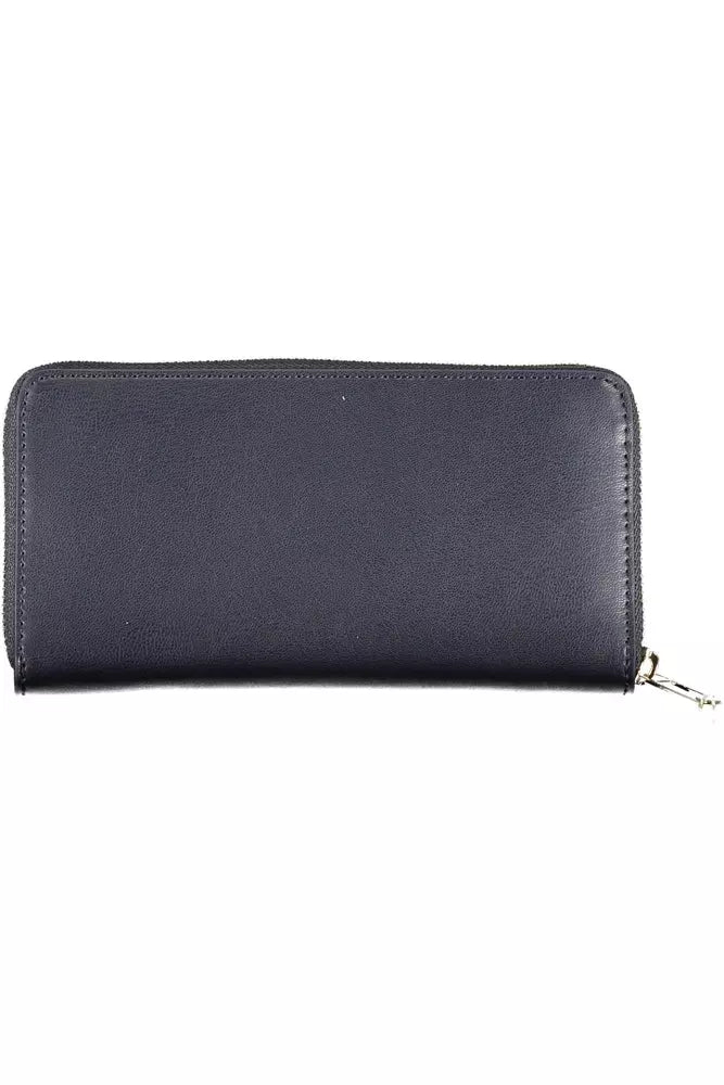 Blue Polyethylene Women Wallet - SEHABRANDS