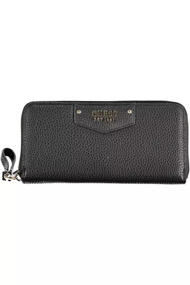 Black Polyethylene Women Wallet - SEHABRANDS