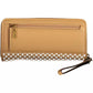 Brown Polyethylene Women Wallet - SEHABRANDS