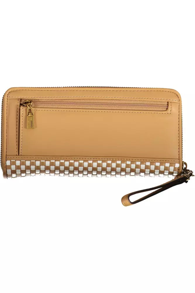 Brown Polyethylene Women Wallet - SEHABRANDS