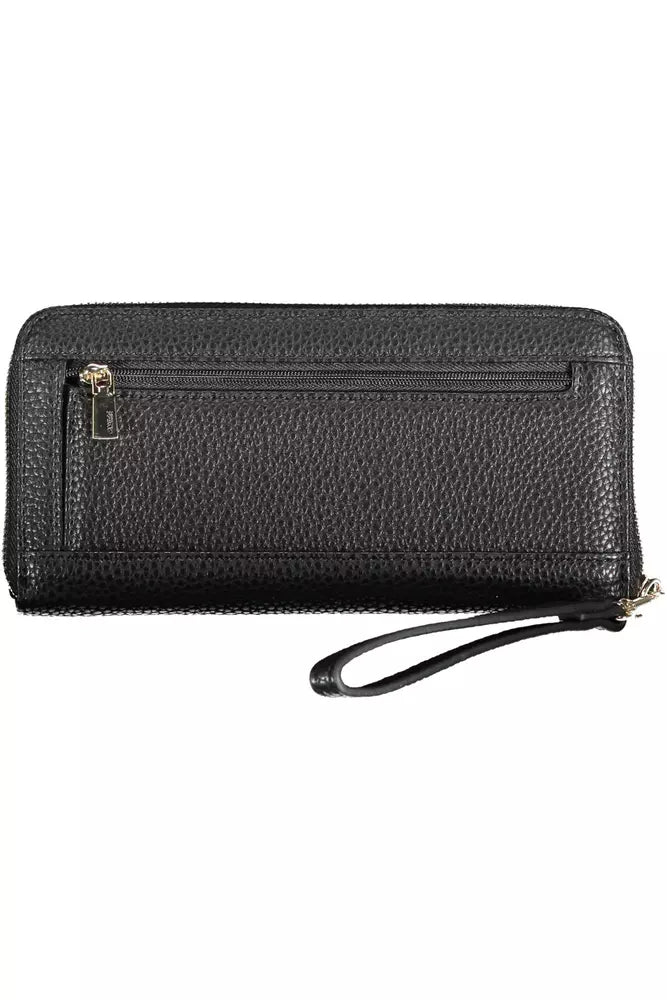 Black Polyethylene Women Wallet - SEHABRANDS