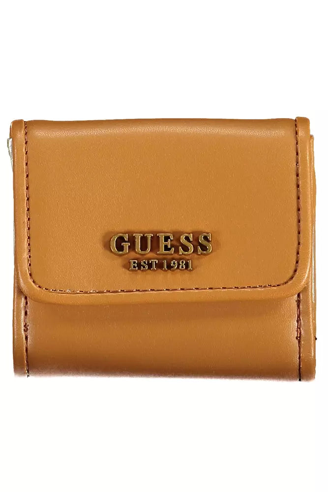 Brown Polyethylene Women Wallet - SEHABRANDS