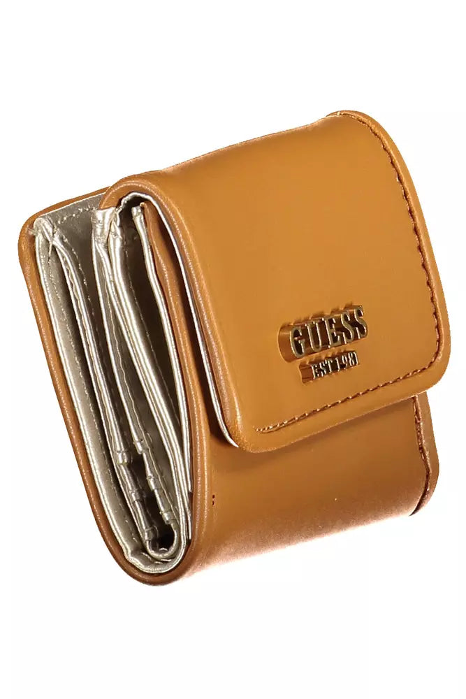 Brown Polyethylene Women Wallet - SEHABRANDS