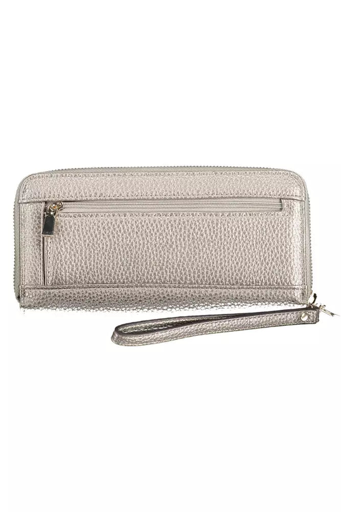 Silver Polyethylene Women Wallet - SEHABRANDS