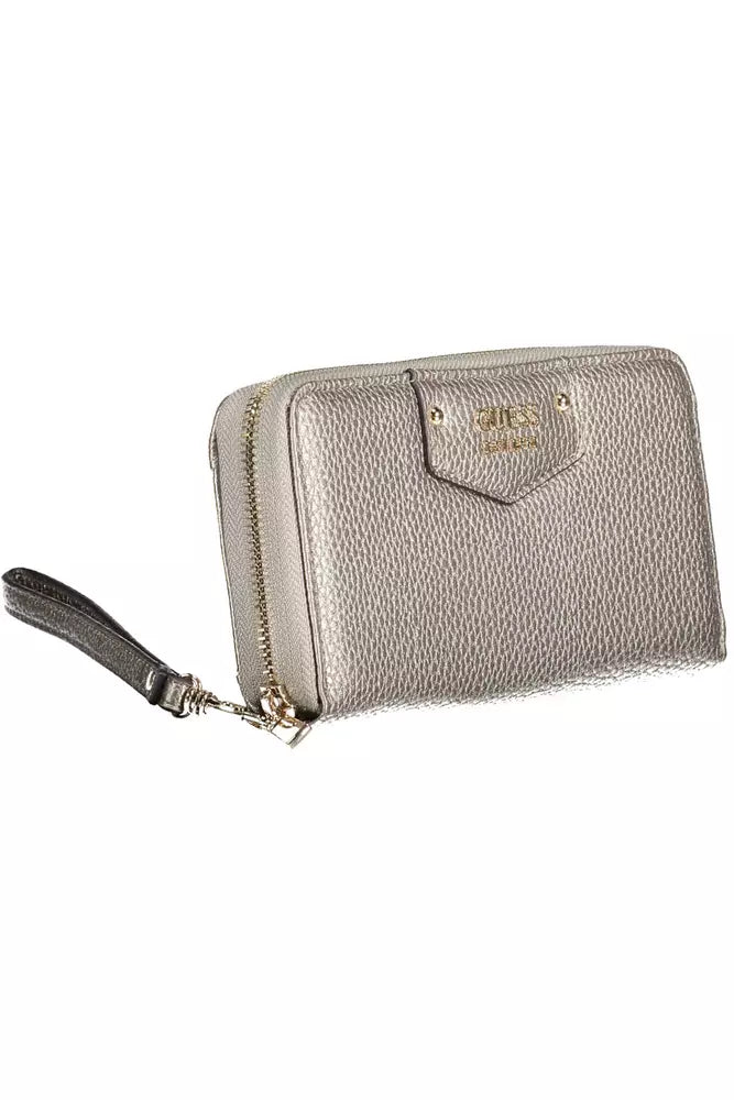 Silver Polyethylene Women Wallet - SEHABRANDS