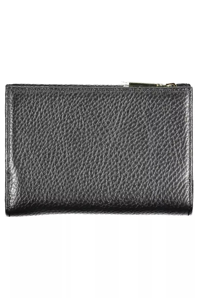 Black Leather Women Wallet - SEHABRANDS