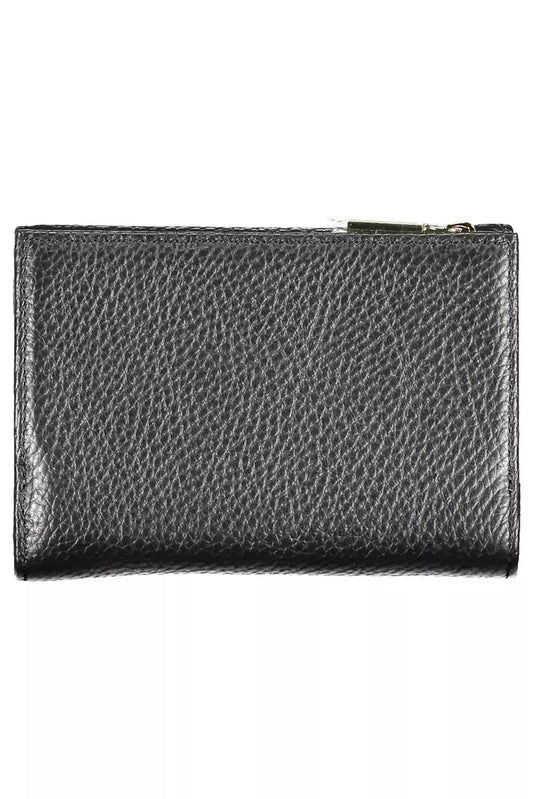 Black Leather Women Wallet - SEHABRANDS