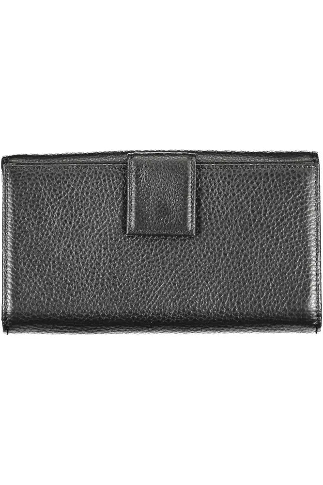 Black Leather Women Wallet - SEHABRANDS