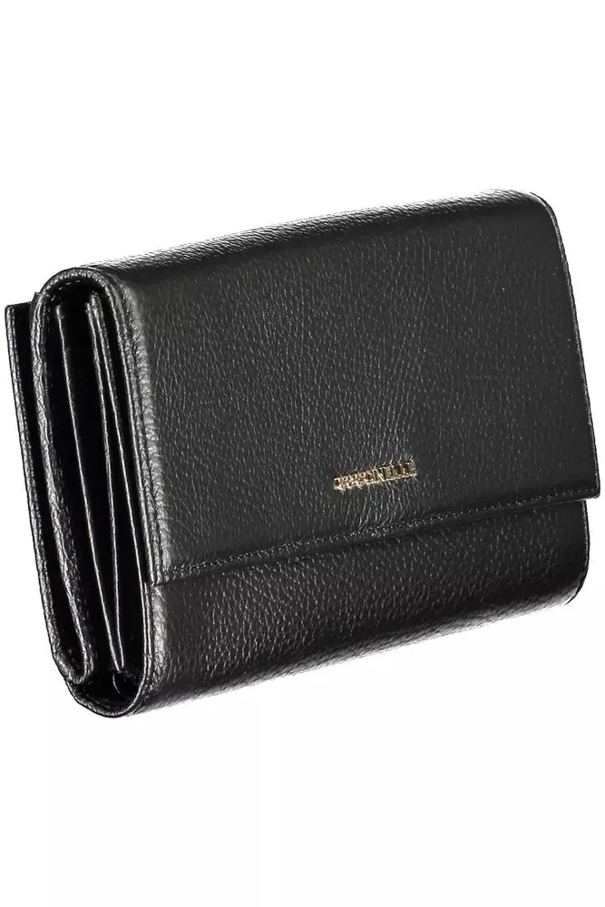 Black Leather Women Wallet - SEHABRANDS