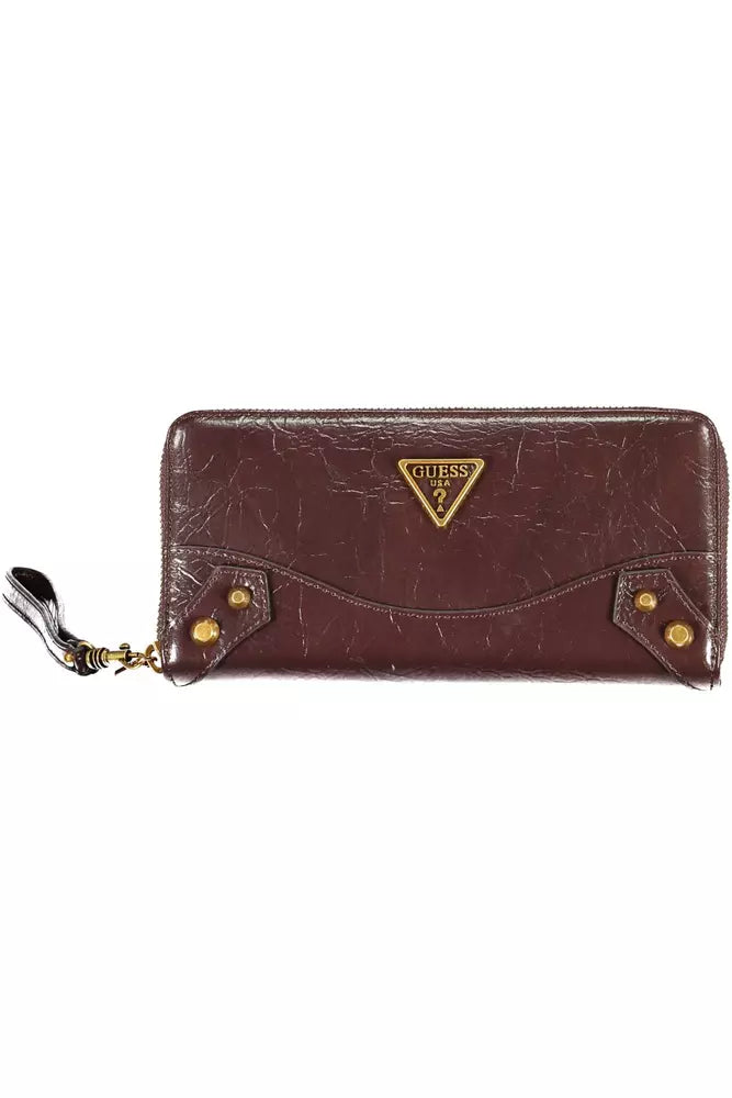 Brown Polyethylene Women Wallet - SEHABRANDS