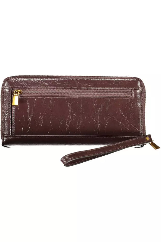 Brown Polyethylene Women Wallet - SEHABRANDS