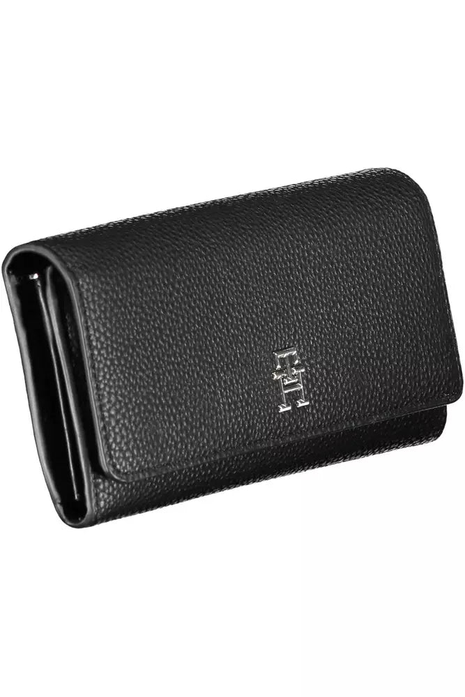 Black Polyethylene Women Wallet - SEHABRANDS