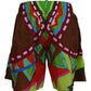 Multicolor Print Swim Shorts Boxer Style - SEHABRANDS