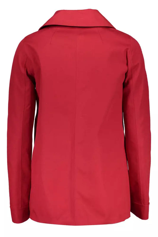 Red Cotton Women Jacket - SEHABRANDS