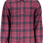 Purple Cotton Men Shirt - SEHABRANDS