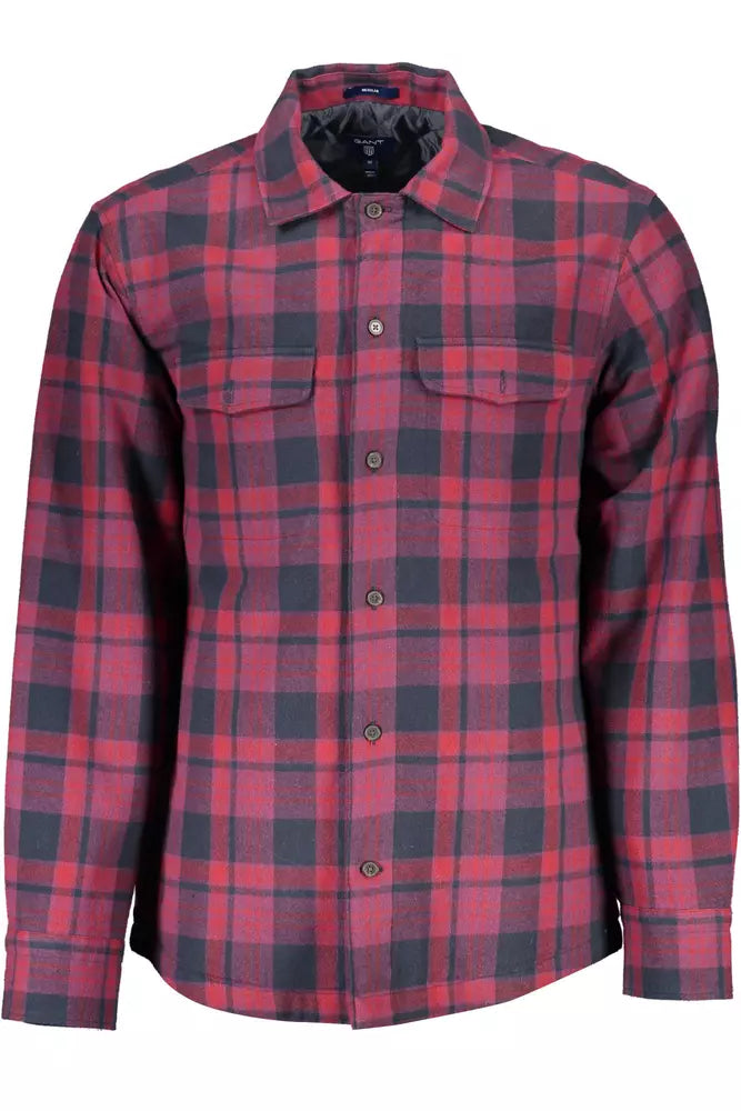 Purple Cotton Men Shirt - SEHABRANDS