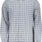 Blue Cotton Men Shirt - SEHABRANDS