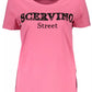 Pink Cotton Women T-Shirt - SEHABRANDS