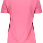 Pink Cotton Women T-Shirt - SEHABRANDS