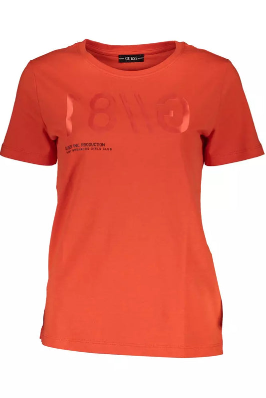 Red Cotton Women T-Shirt - SEHABRANDS