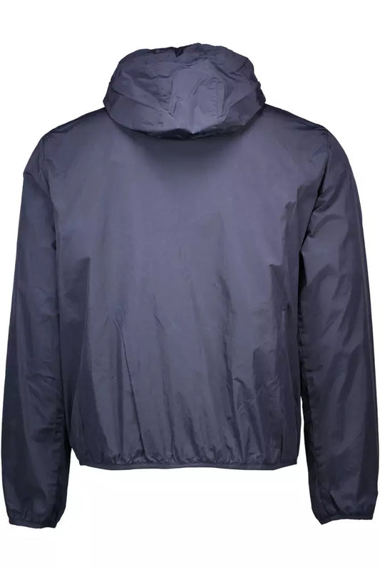 Blue Nylon Men Jacket - SEHABRANDS