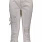 White Cotton Women Jeans - SEHABRANDS