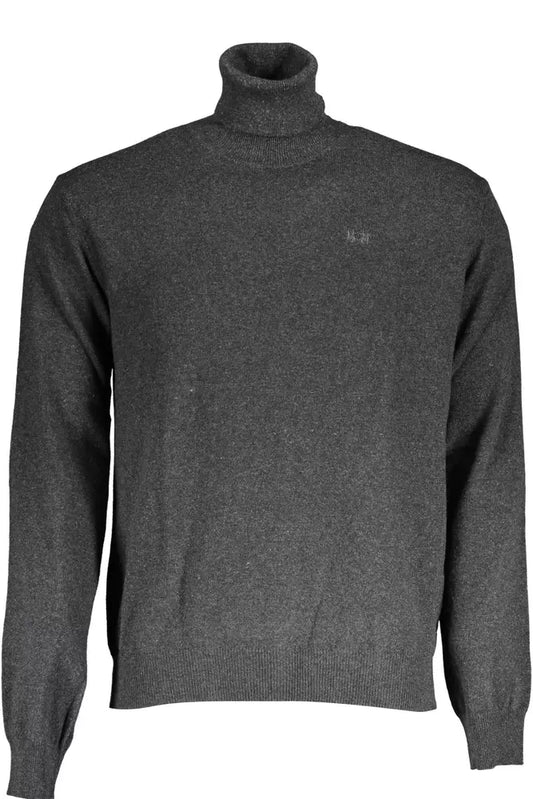 Gray Wool Men Sweater - SEHABRANDS