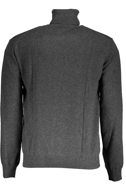 Gray Wool Men Sweater - SEHABRANDS