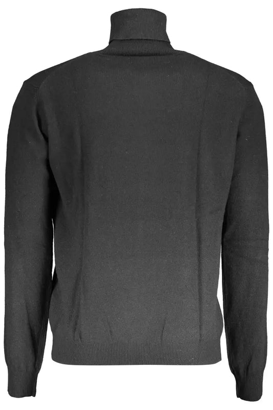 Black Wool Men Sweater - SEHABRANDS