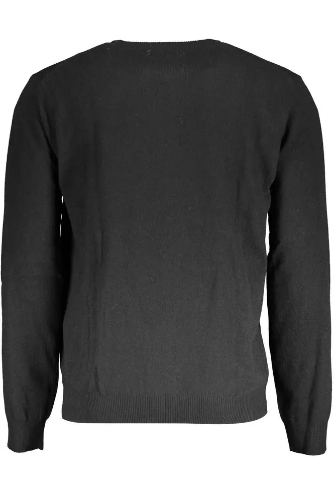 Black Wool Men Sweater - SEHABRANDS