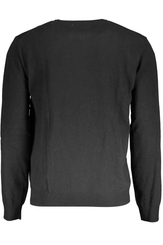 Black Wool Men Sweater - SEHABRANDS