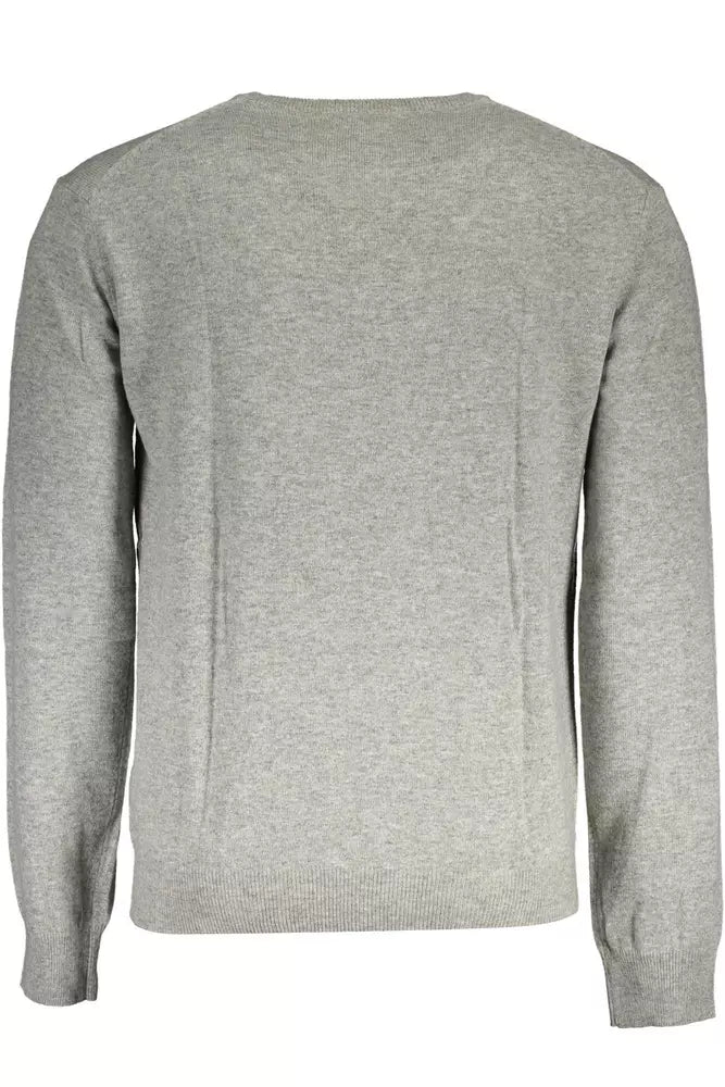 Gray Wool Men Sweater - SEHABRANDS