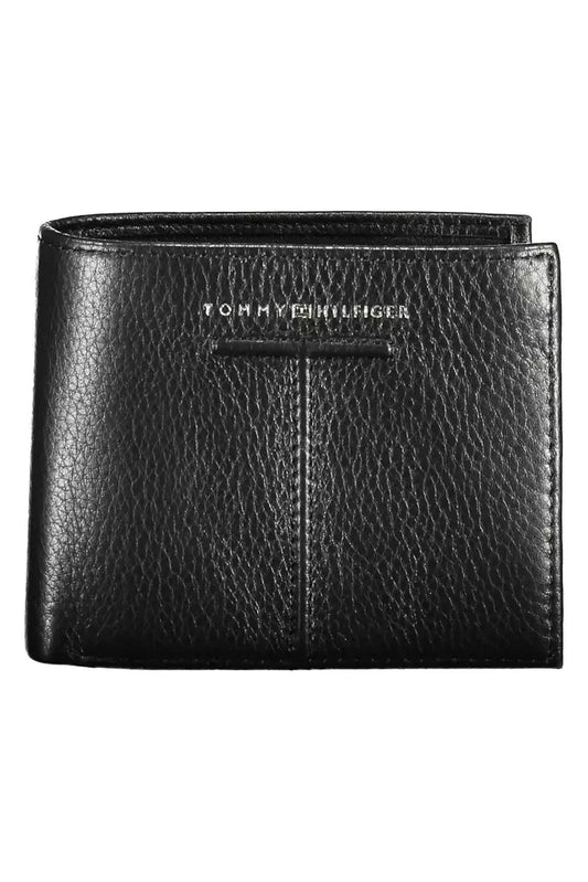 Black Leather Men Wallet - SEHABRANDS