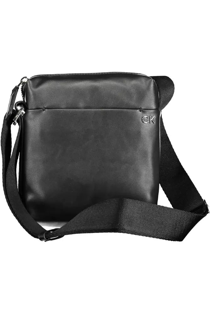 Black Polyester Men Shoulder Bag - SEHABRANDS