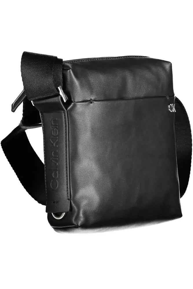 Black Polyester Men Shoulder Bag - SEHABRANDS