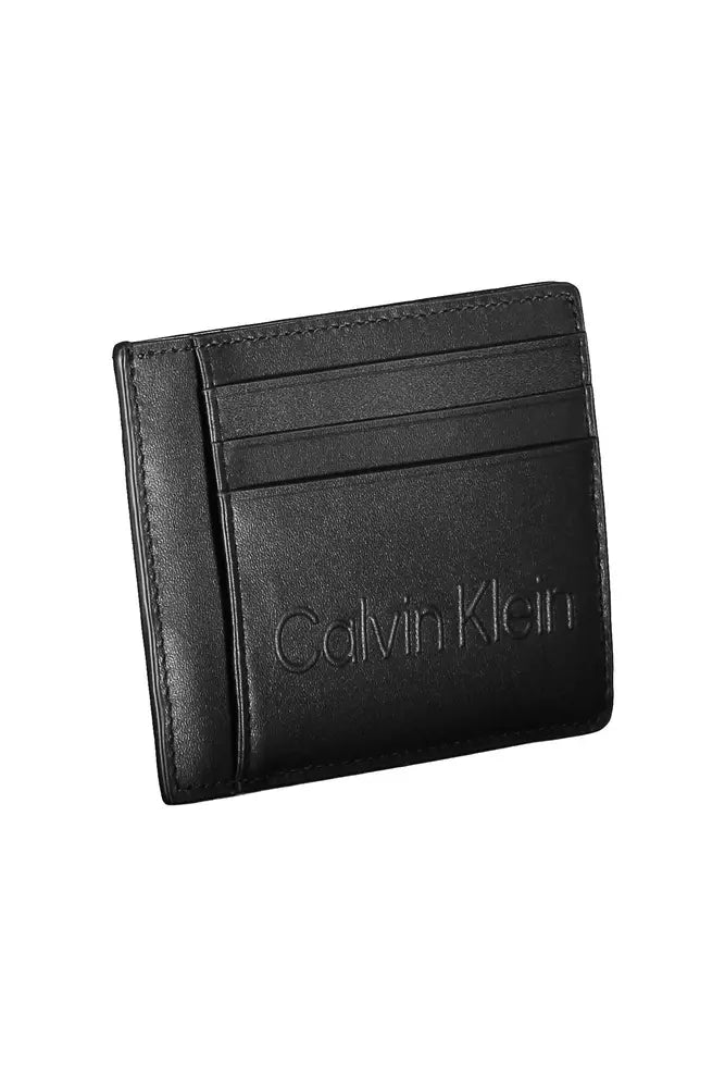 Black Polyethylene Men Wallet - SEHABRANDS