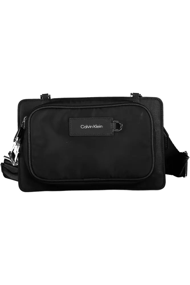 Black Polyester Men Shoulder Bag - SEHABRANDS