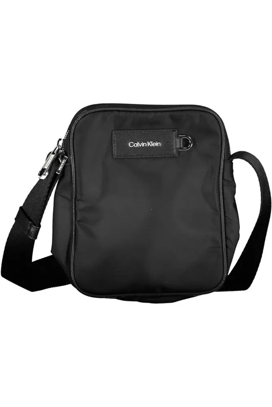 Black Polyester Men Shoulder Bag - SEHABRANDS