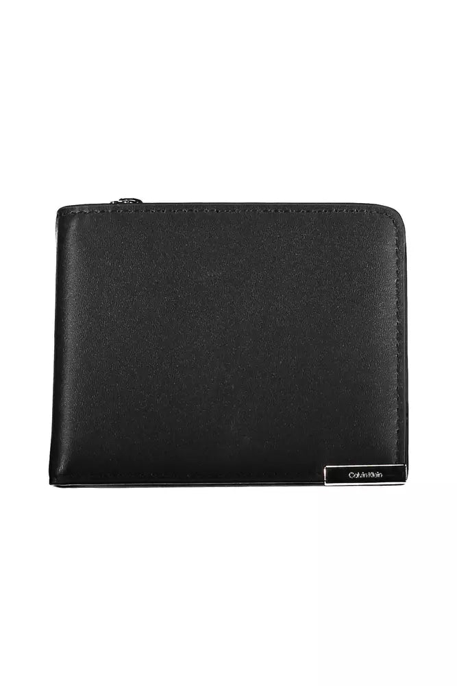 Black Polyethylene Men Wallet - SEHABRANDS