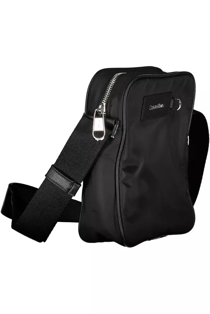 Black Polyester Men Shoulder Bag - SEHABRANDS