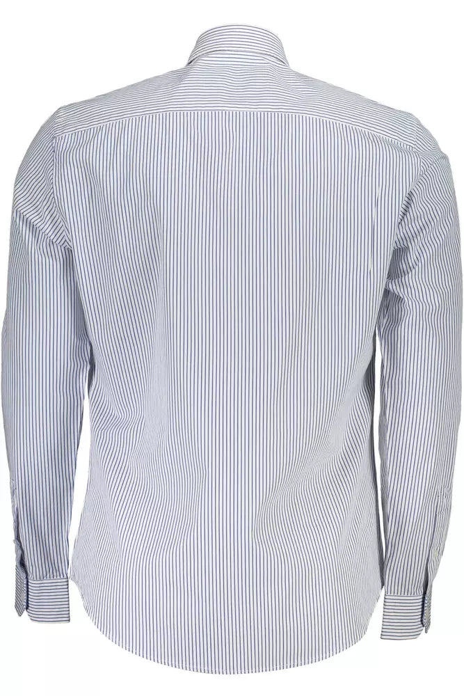 White Cotton Men Shirt - SEHABRANDS