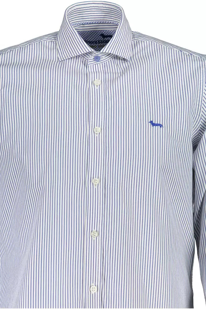 White Cotton Men Shirt - SEHABRANDS