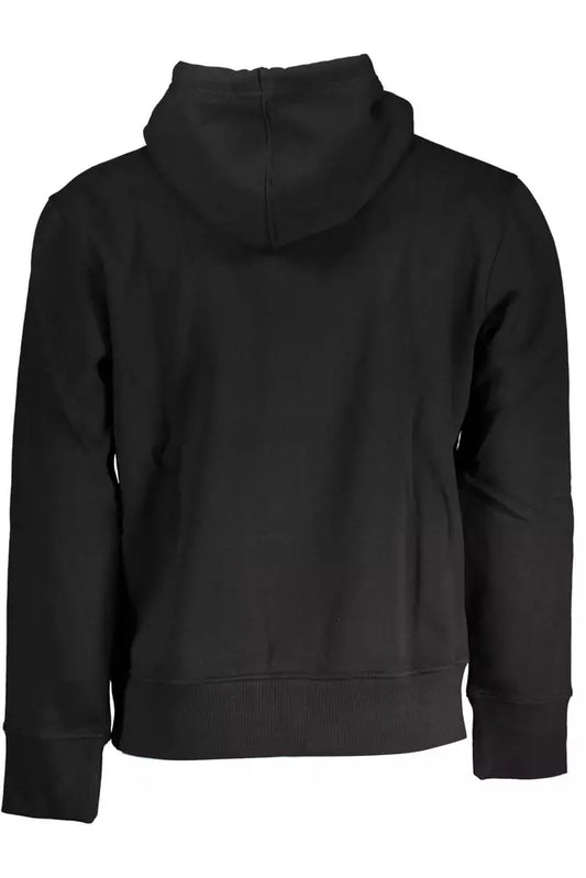 Black Cotton Men Sweater - SEHABRANDS