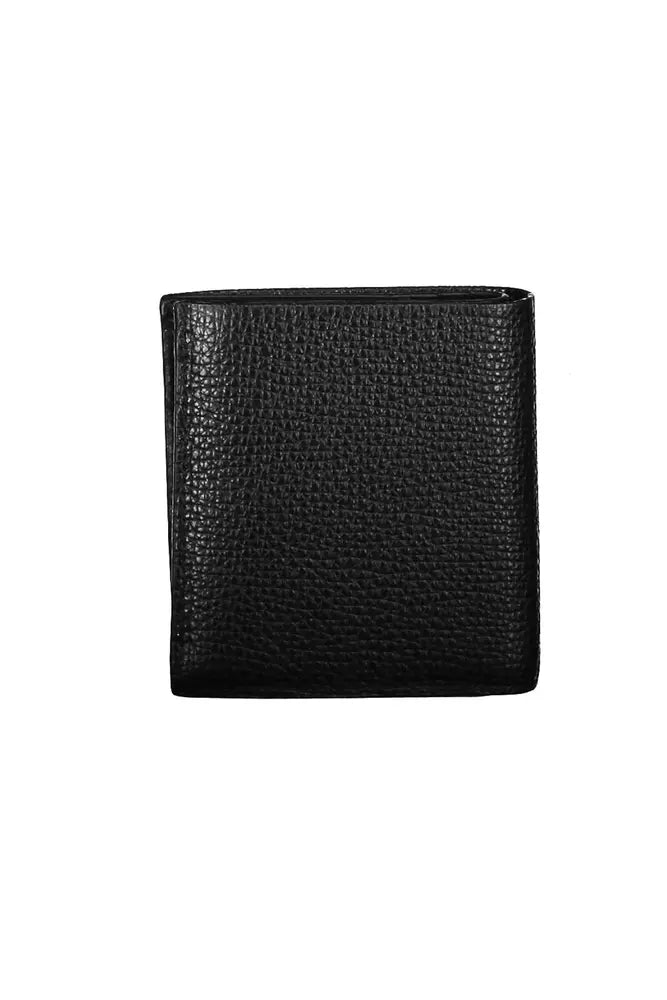 Black Leather Men Wallet - SEHABRANDS