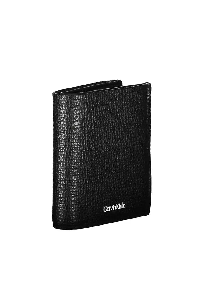 Black Leather Men Wallet - SEHABRANDS