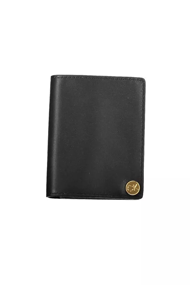 Black Leather Men Wallet - SEHABRANDS