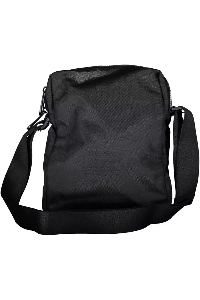 Black Polyester Men Shoulder Bag - SEHABRANDS