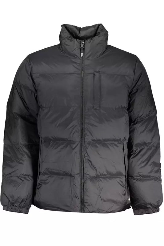 Black Polyester Men Jacket - SEHABRANDS