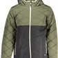 Green Polyester Men Jacket - SEHABRANDS