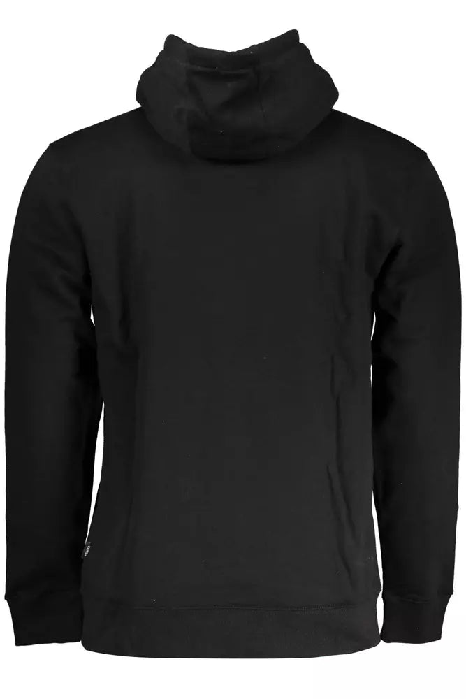 Black Cotton Men Sweater - SEHABRANDS